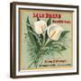 Lily Brand - Porterville, California - Citrus Crate Label-Lantern Press-Framed Premium Giclee Print