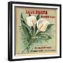 Lily Brand - Porterville, California - Citrus Crate Label-Lantern Press-Framed Premium Giclee Print