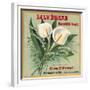 Lily Brand - Porterville, California - Citrus Crate Label-Lantern Press-Framed Premium Giclee Print