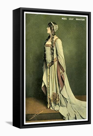 Lily Brayton, British Actress, C1900-1919-Johnston & Hoffman-Framed Stretched Canvas