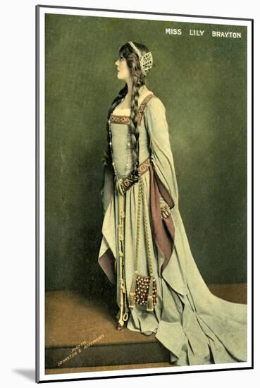 Lily Brayton, British Actress, C1900-1919-Johnston & Hoffman-Mounted Giclee Print
