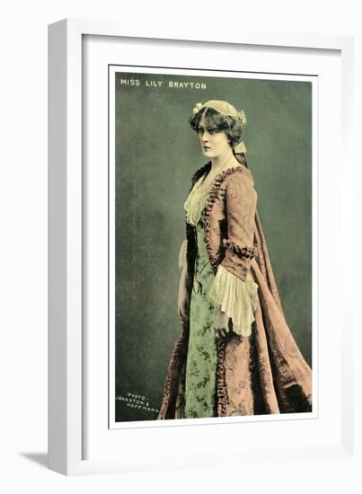 Lily Brayton, British Actress, C1900-1919-Johnston & Hoffman-Framed Giclee Print