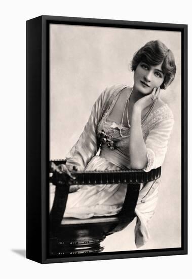 Lily Elsie (1886-196), English Actress, Early 20th Century-Rita Martin-Framed Stretched Canvas