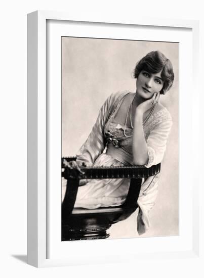 Lily Elsie (1886-196), English Actress, Early 20th Century-Rita Martin-Framed Giclee Print