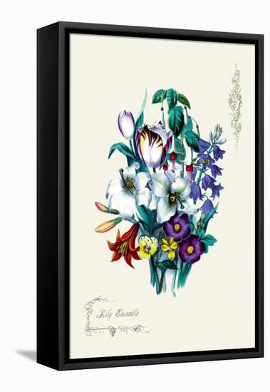 Lily Ensemble-null-Framed Stretched Canvas