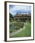 Lily Gardens and Strode House, Barrington Court, Somerset, England, United Kingdom-Chris Nicholson-Framed Photographic Print