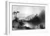 Lily Lake, with the Town of St John on an Outcrop Beyond, Canada, 19th Century-R Brandard-Framed Giclee Print