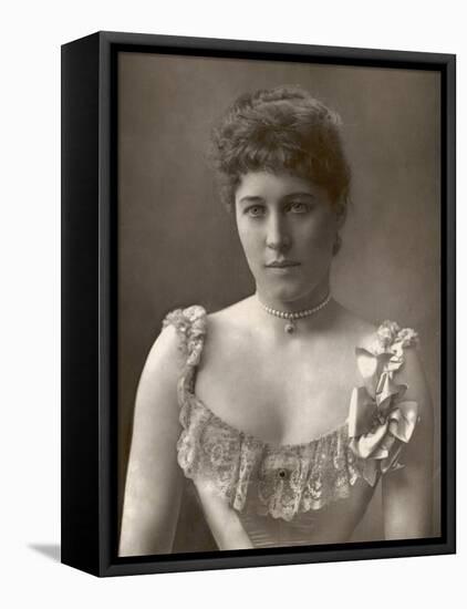 Lily Langtry English Actress-W&d Downey-Framed Stretched Canvas