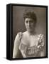 Lily Langtry English Actress-W&d Downey-Framed Stretched Canvas
