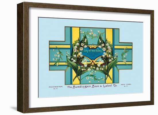 Lily of the Valley Soap-null-Framed Art Print