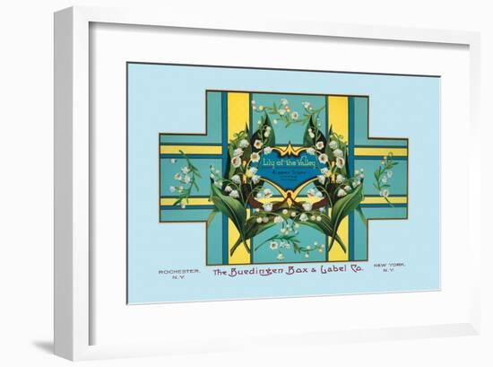 Lily of the Valley Soap-null-Framed Art Print