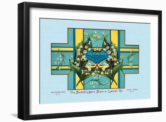 Lily of the Valley Soap-null-Framed Art Print