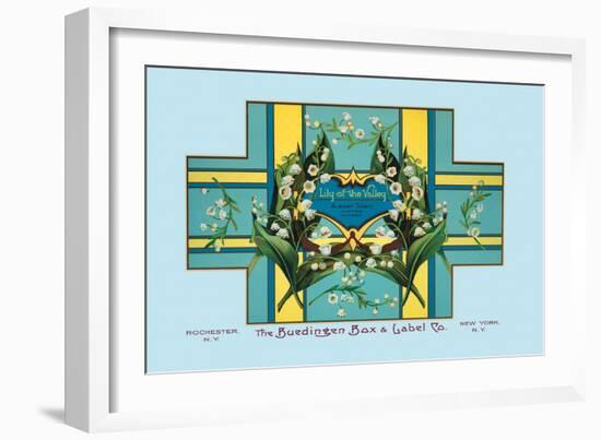 Lily of the Valley Soap-null-Framed Art Print