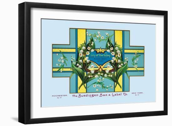 Lily of the Valley Soap-null-Framed Art Print