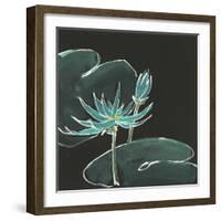 Lily on Black IV-Chris Paschke-Framed Art Print