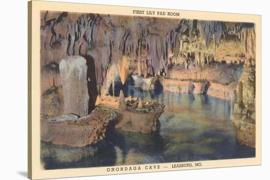 Lily Pad Room, Onandaga Cave, Leasburg-null-Stretched Canvas