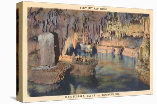 Lily Pad Room, Onandaga Cave, Leasburg-null-Stretched Canvas