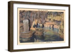 Lily Pad Room, Onandaga Cave, Leasburg-null-Framed Art Print