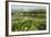 Lily Pads and a Arched Stone Bridge in Beijing Botanical Gardens, Beijing, China, Asia-Christian Kober-Framed Photographic Print