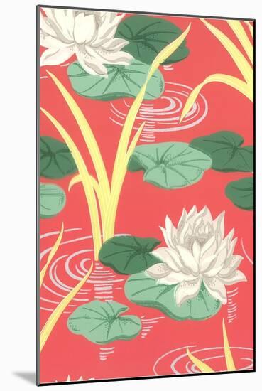 Lily Pads Decorative Arts-null-Mounted Art Print