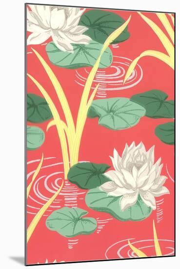 Lily Pads Decorative Arts-null-Mounted Art Print