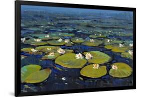 Lily Pads II-Tim OToole-Framed Art Print