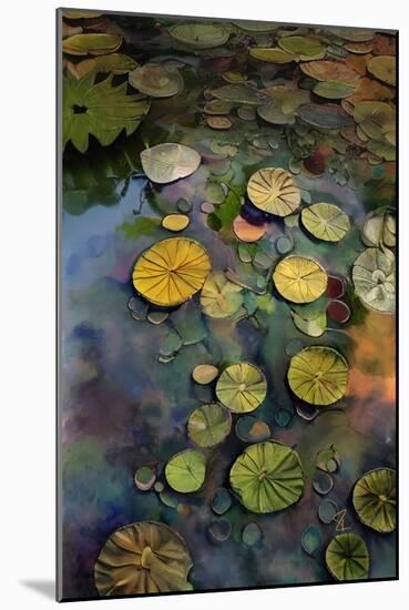 Lily Pads-Ruth Day-Mounted Giclee Print