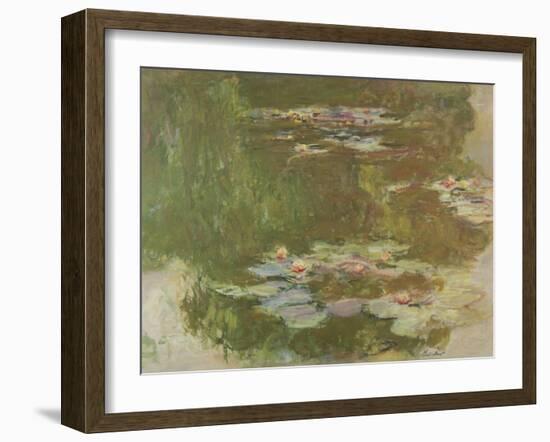 Lily Pond, 1881-Claude Monet-Framed Giclee Print