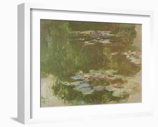 Lily Pond, 1881-Claude Monet-Framed Giclee Print