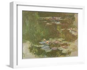 Lily Pond, 1881-Claude Monet-Framed Giclee Print