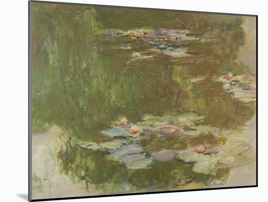 Lily Pond, 1881-Claude Monet-Mounted Giclee Print
