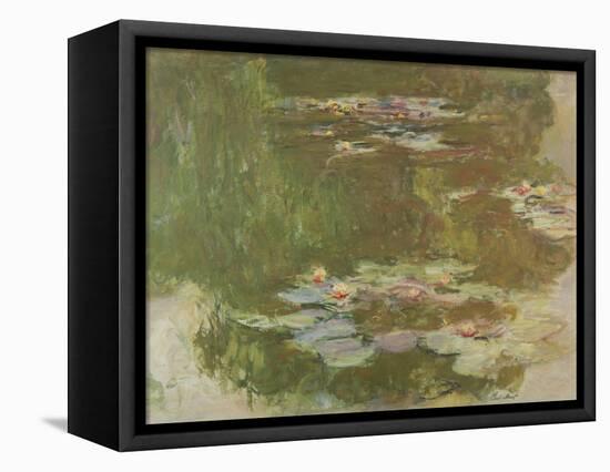 Lily Pond, 1881-Claude Monet-Framed Stretched Canvas