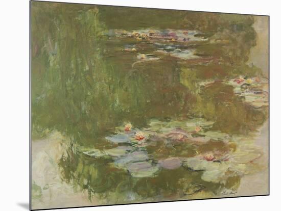 Lily Pond, 1881-Claude Monet-Mounted Giclee Print