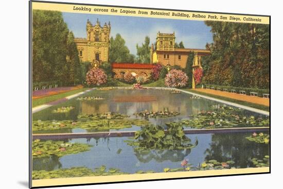 Lily Pond, Balboa Park, San Diego, California-null-Mounted Art Print