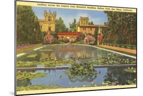 Lily Pond, Balboa Park, San Diego, California-null-Mounted Art Print