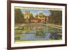 Lily Pond, Balboa Park, San Diego, California-null-Framed Art Print