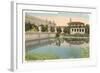 Lily Pond, Balboa Park, San Diego, California-null-Framed Art Print