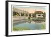 Lily Pond, Balboa Park, San Diego, California-null-Framed Art Print