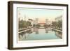 Lily Pond, Balboa Park, San Diego, California-null-Framed Art Print