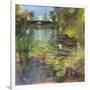 Lily Pond - Calm-Anne Farrall Doyle-Framed Giclee Print