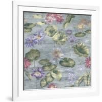 Lily Pond Dove Grey-Bill Jackson-Framed Giclee Print