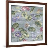 Lily Pond Dove Grey-Bill Jackson-Framed Giclee Print