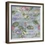 Lily Pond Dove Grey-Bill Jackson-Framed Giclee Print