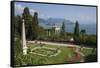 Lily pond, Isola Bella, Borromean Islands, Stresa, Lake Maggiore, Italian Lakes, Piedmont, Italy, E-James Emmerson-Framed Stretched Canvas