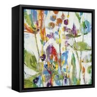 Lily Pond Park-Liz Jardine-Framed Stretched Canvas