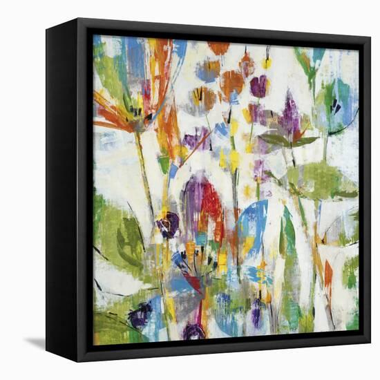 Lily Pond Park-Liz Jardine-Framed Stretched Canvas