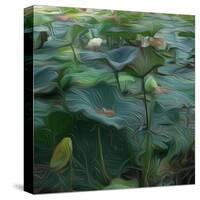 Lily Pond1, 2021, (digital)-Scott J. Davis-Stretched Canvas