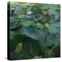 Lily Pond1, 2021, (digital)-Scott J. Davis-Stretched Canvas