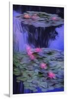 Lily Pond2, 2021, (digital)-Scott J. Davis-Framed Giclee Print