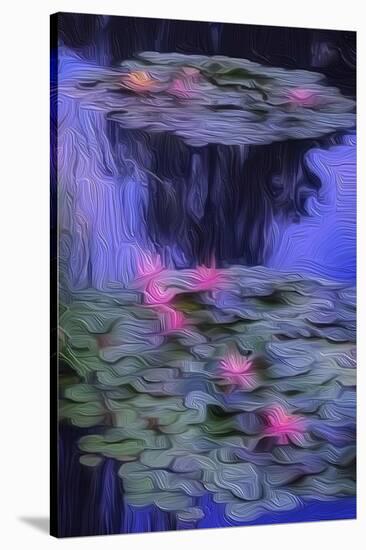 Lily Pond2, 2021, (digital)-Scott J. Davis-Stretched Canvas